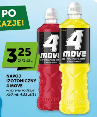 Napój izotoniczny 4 MOVE promocja w Euro Sklep