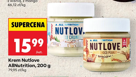 Krem Nutlove Coco Crunch AllNutrition promocja w Biedronka