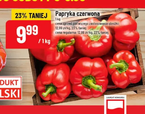 Papryka czerwona promocja w POLOmarket