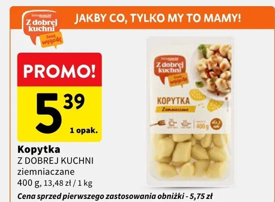Kopytka ziemniaczane promocja w Intermarche