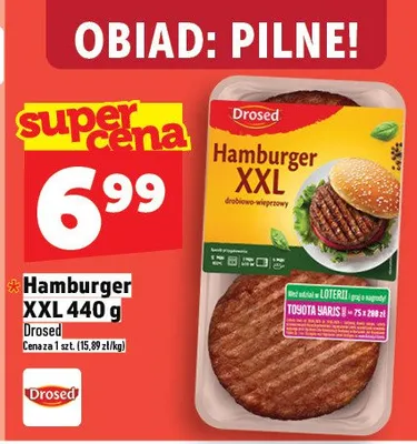 Hamburger XXL promocja w TOPAZ