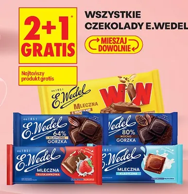 Czekolada E.Wedel 80% Mocno Gorzka promocja w Biedronka