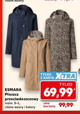 Płaszcz przeciwdeszczowy Esmara promocja w Kaufland