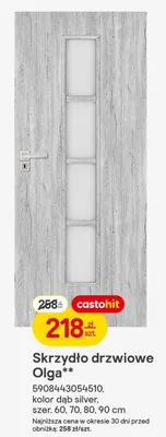 Skrzydło drzwiowe Olga promocja w Castorama