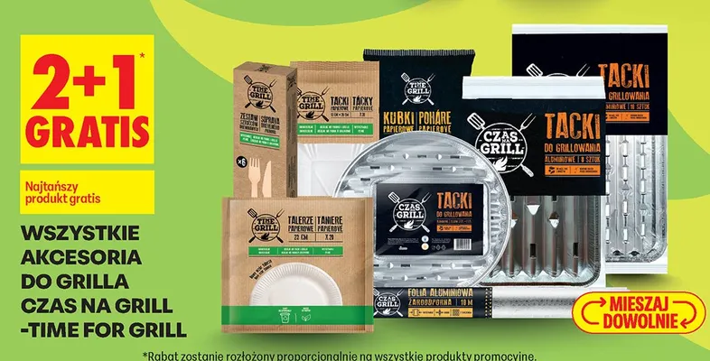 Zestaw serwetek Czas na Grill promocja w Biedronka