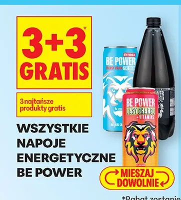 Napoje energetyczne promocja w Biedronka