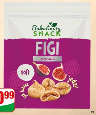 Figi suszone soft Bakaliowy Snack promocja w Dino