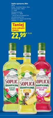 Likier Soplica Egzotyczna Ananas Karambola promocja w Lidl