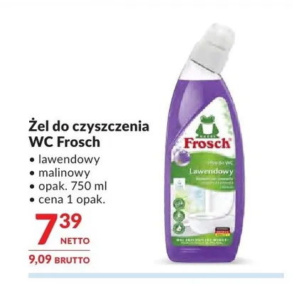 Żel do czyszczenia WC Frosch lawendowy promocja w Makro