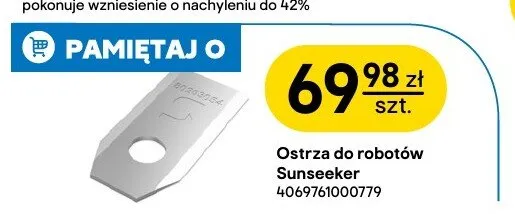 Ostrza do robotów Sunseeker promocja w Castorama