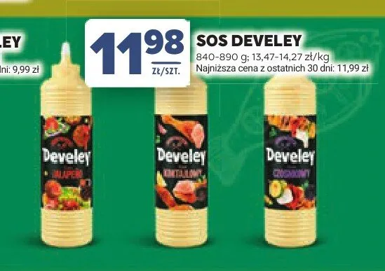 Sos Develey promocja w Stokrotka