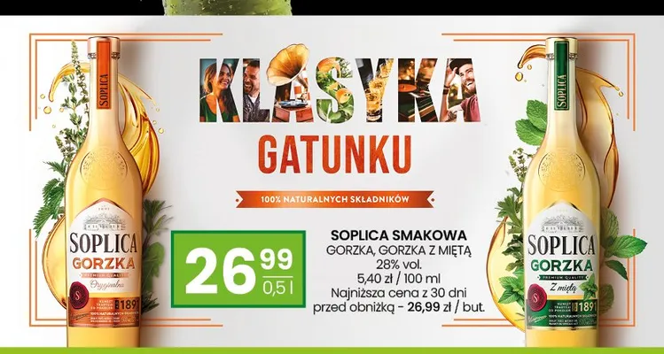 Wódka smakowa Soplica Gorzka Oryginalna promocja w Twój Market