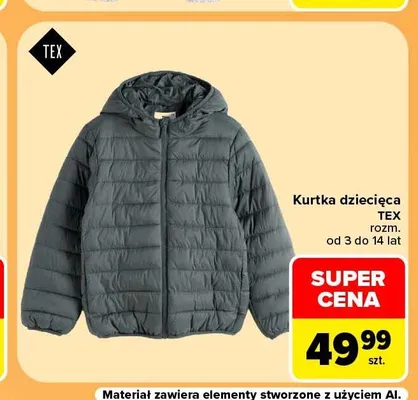 Kurtka dziecięca TEX promocja w Carrefour