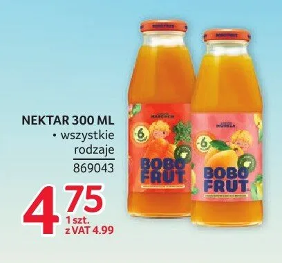 Nektar Bobo Frut banan promocja w Selgros