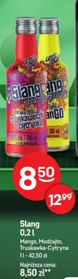 Drink Slang Truskawka-Cytryna promocja w Żabka