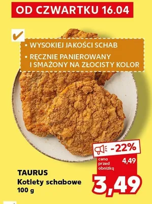 Kotlety schabowe promocja w Kaufland