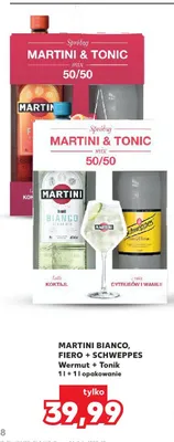 Wermut Martini + Tonik Schweppes promocja w Kaufland