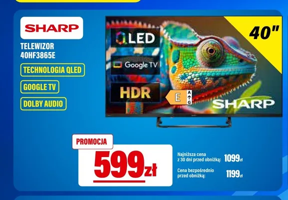 Telewizor Sharp 40HF3865E promocja w RTV EURO AGD