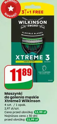Maszynki do golenia męskie Xtreme 3 promocja w Dino