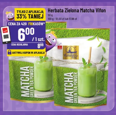 Herbata zielona matcha Vifon promocja w POLOmarket
