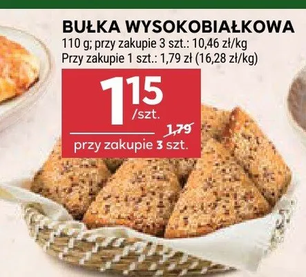 Bułka wysokobiałkowa promocja w Stokrotka