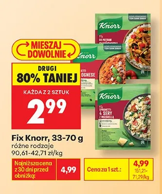 Fix Knorr promocja w Biedronka