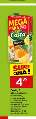 Napój Costa jabłko promocja w Twój Market