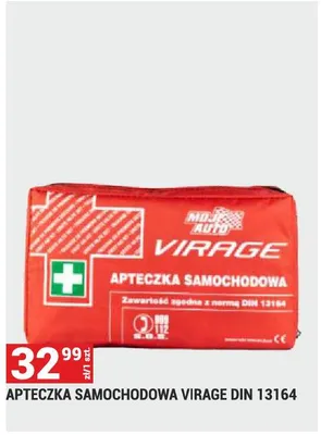 Apteczka samochodowa Moje Auto Virage DIN 13164 promocja w Merkury Market
