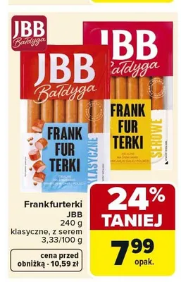 Frankfurterki JBB promocja w Carrefour