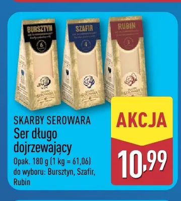 Ser długo dojrzewający Szafir Skarby Serowara promocja w Aldi