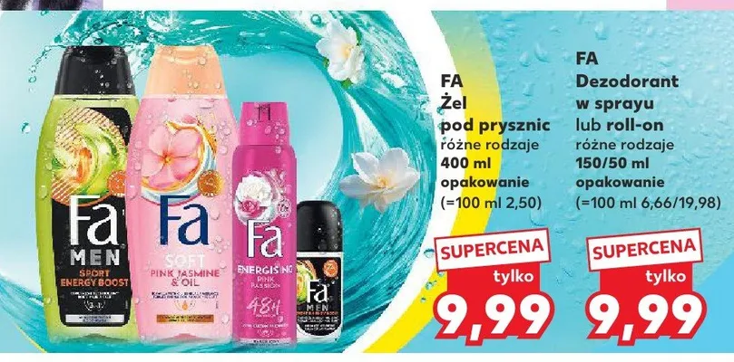 Żel pod prysznic różne rodzaje 400ml opakowanie promocja w Kaufland