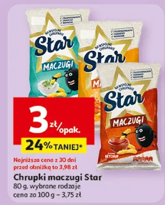 Chrupki maczugi Star wybrane rodzaje promocja w Auchan