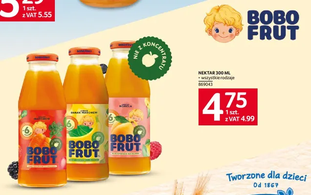 Nektar Bobo Frut promocja w Selgros