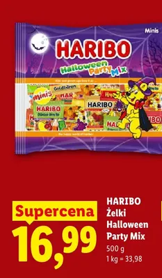 Żelki Haribo Halloween Party Mix promocja w Lidl