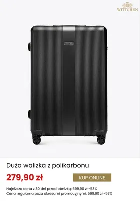 Walizka duża z polikarbonu Wittchen promocja w Wittchen
