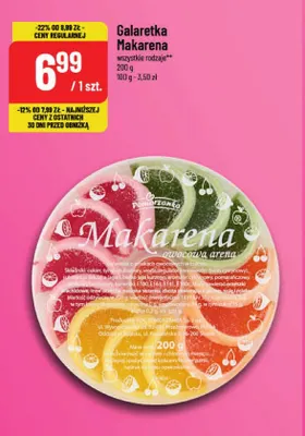 Galaretka Makarena promocja w POLOmarket