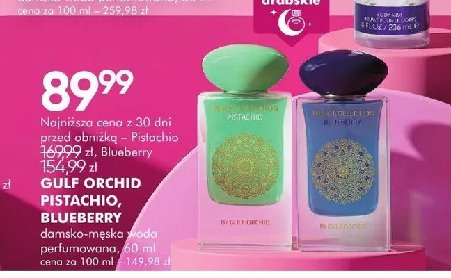 Damsko-męska woda perfumowana Gulf Orchid Pistachio promocja w Super-Pharm