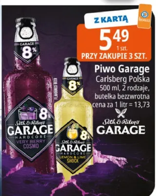 Piwo Garage promocja w Leclerc