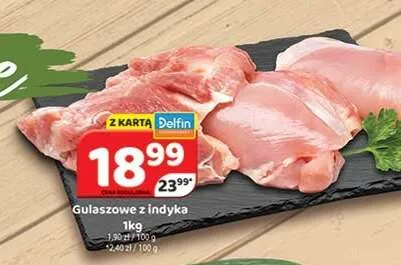 Gulaszowe z indyka promocja w Delfin