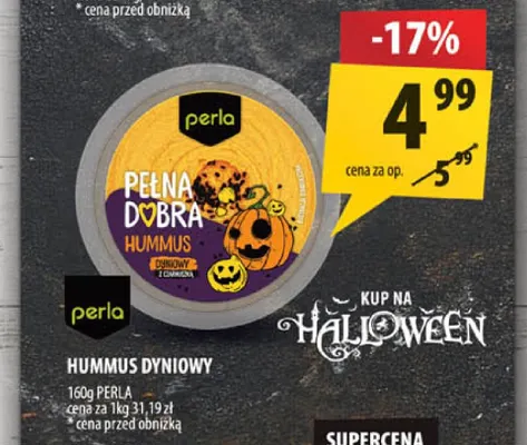 Hummus dyniowy Perła promocja w Arhelan