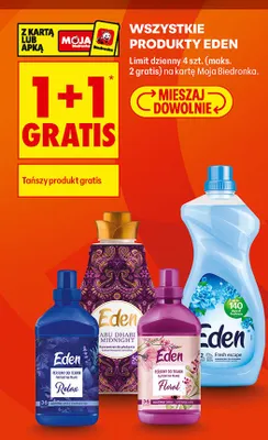 Perfumy do prania Eden Floral promocja w Biedronka
