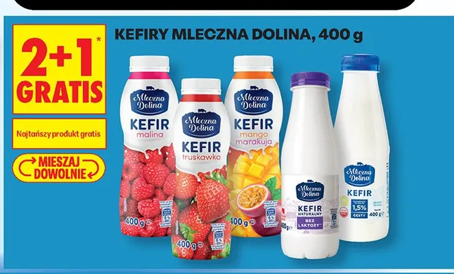 Kefir Mleczna Dolina promocja w Biedronka
