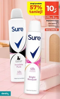 Antyperspirant w sprayu Sure Bright Bouquet promocja w Dealz