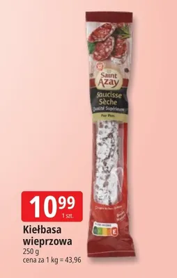 Kiełbasa wieprzowa Saint Azay promocja w Leclerc