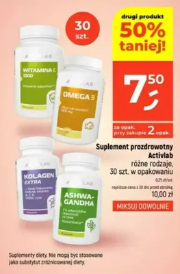 Suplement prozdrowotny Activlab promocja w Dealz