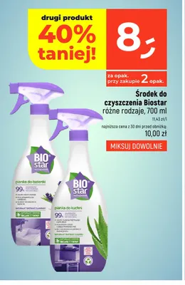 Środek do czyszczenia Biostar pianka do łazienki promocja w Dealz