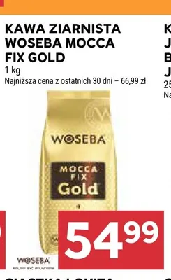 Kawa ziarnista Woseba Mocca Fix Gold promocja w Stokrotka