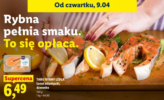 Łosoś atlantycki, dzwonko promocja w Lidl