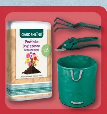 Podłoże kwiatowe z nawozem Gardenline promocja w Aldi