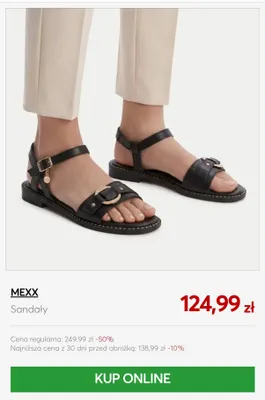 Sandały Mexx promocja w eobuwie.pl